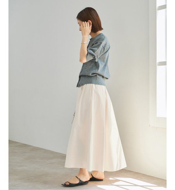 IENA「《一部カラー店舗限定》タイプライターフレアスカート」|スカート|