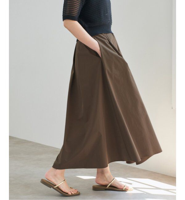 IENA「《一部カラー店舗限定》タイプライターフレアスカート」|スカート|