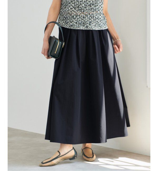 IENA「《一部カラー店舗限定》タイプライターフレアスカート」|スカート|