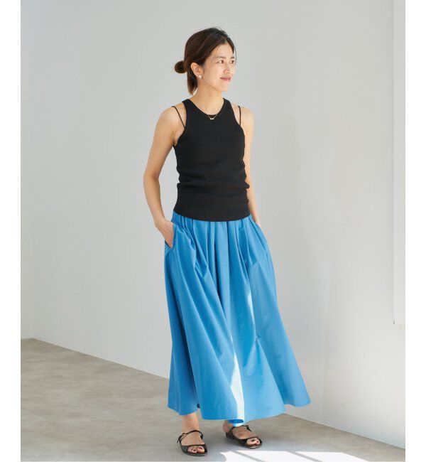 IENA「《一部カラー店舗限定》タイプライターフレアスカート」|スカート|