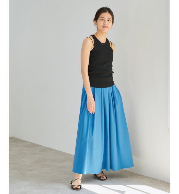 IENA「《一部カラー店舗限定》タイプライターフレアスカート」|スカート|