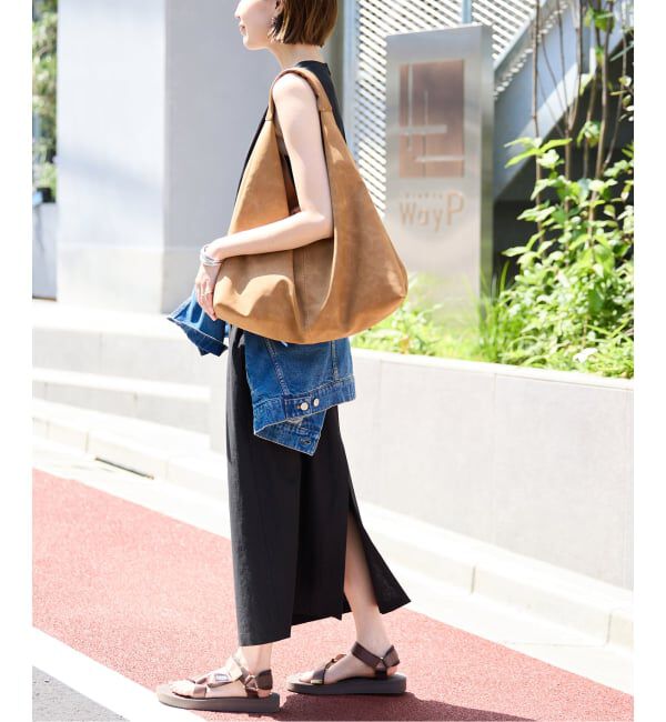 SLOBE IENA「《WEB限定/追加》リネンレーヨンノースリーブナローワンピース」|ワンピース|