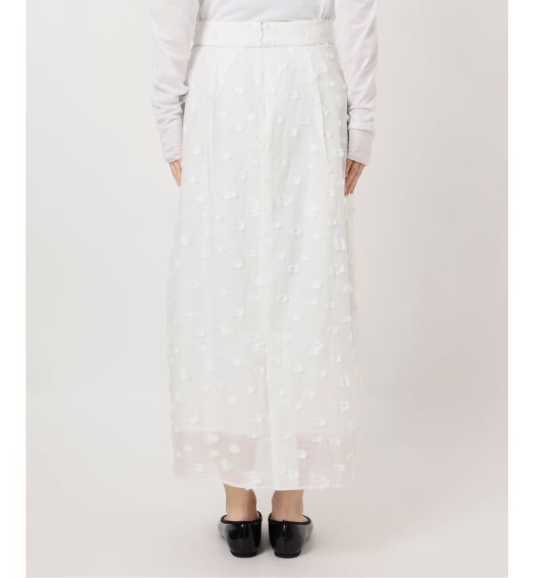 IENA「《予約》フラワージャガードタックスカート」|スカート|