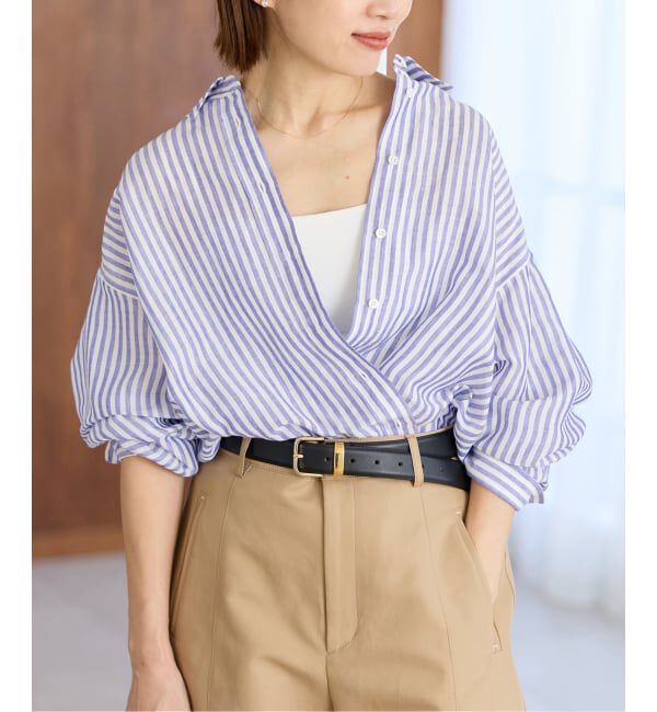 IENA「《予約》ラミーリヨセル2wayシャツ」|シャツ・ブラウス|