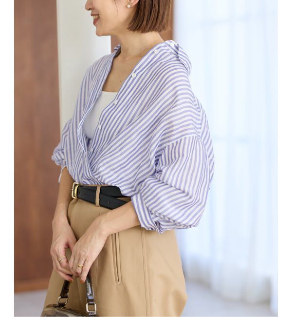 IENA「《予約》ラミーリヨセル2wayシャツ」|シャツ・ブラウス|