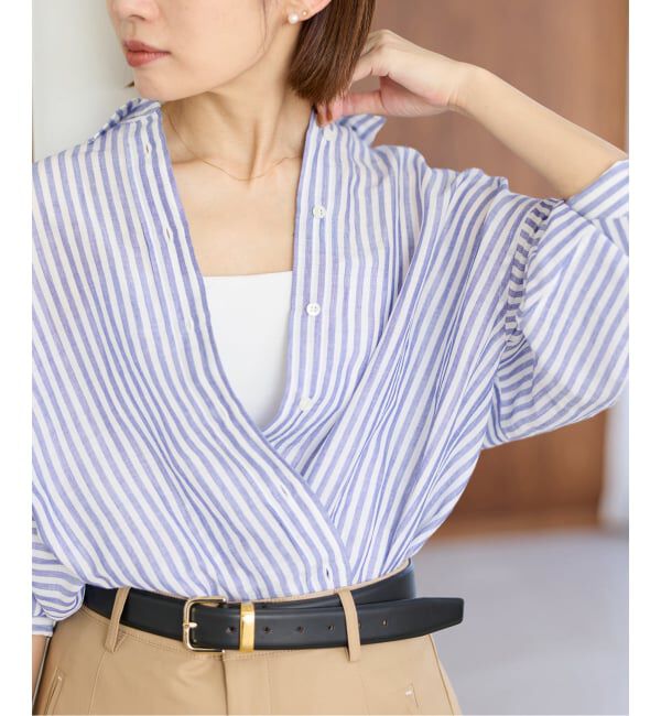 IENA「《予約》ラミーリヨセル2wayシャツ」|シャツ・ブラウス|