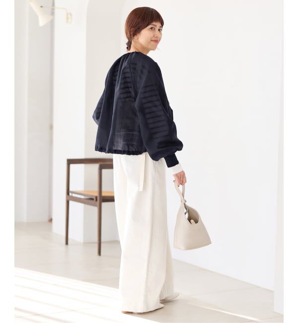 IENA「《一部カラーWEB限定/追加2予約》ウォッシャブル シアーノーカラーブルゾン」|その他|