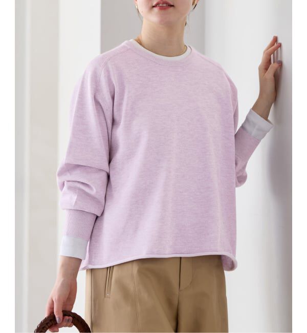 IENA「《追加4予約》LEVITAコットンプルオーバー」|ニット・セーター|