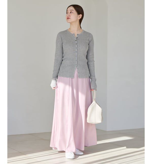 IENA「《予約》ハイゲージリブカーディガン」|カーディガン|