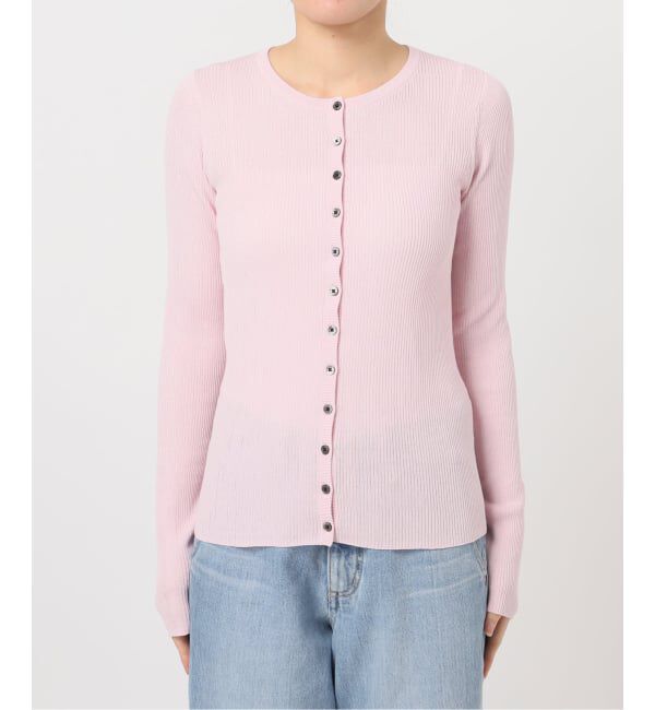 IENA「《予約》ハイゲージリブカーディガン」|カーディガン|