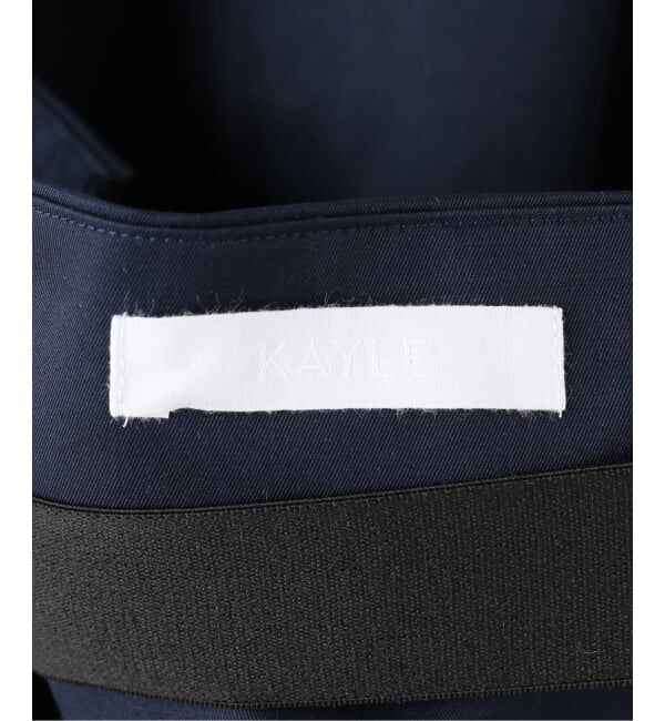 IENA LA BOUCLE「KAYLE/ケイル COTTON TWILL ZIPPED ショートドレス  K-2003A」|ワンピース|