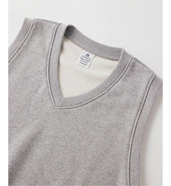 EDIFICE「【LOOPWHEELER for LOWERCASE】ライトツリウラケ Vネックベスト」|ベスト・ジレ|