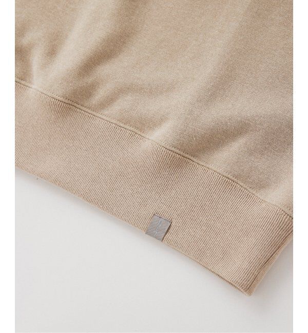 EDIFICE「【LOOPWHEELER for LOWERCASE】ライトツリウラケ Vネックベスト」|ベスト・ジレ|