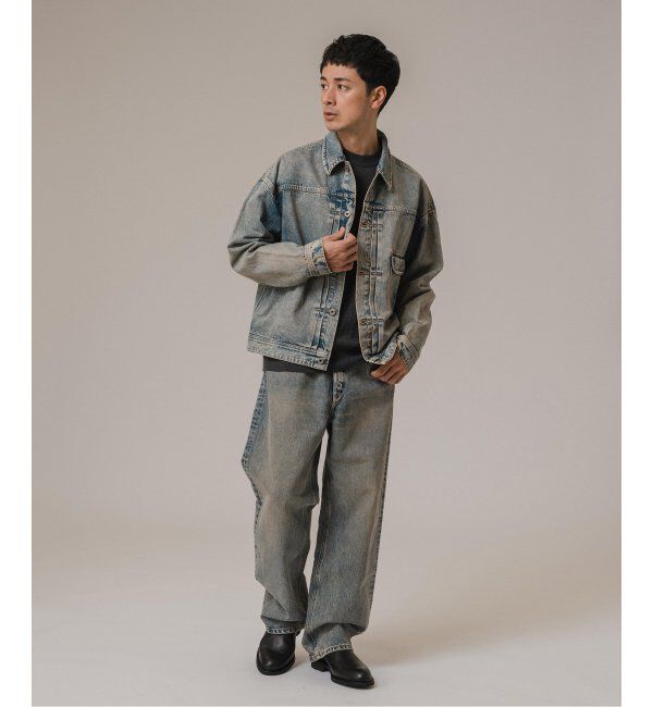 EDIFICE「Lee for BOUCLE 別注 カウボーイバギーパンツ フェード」|デニム|