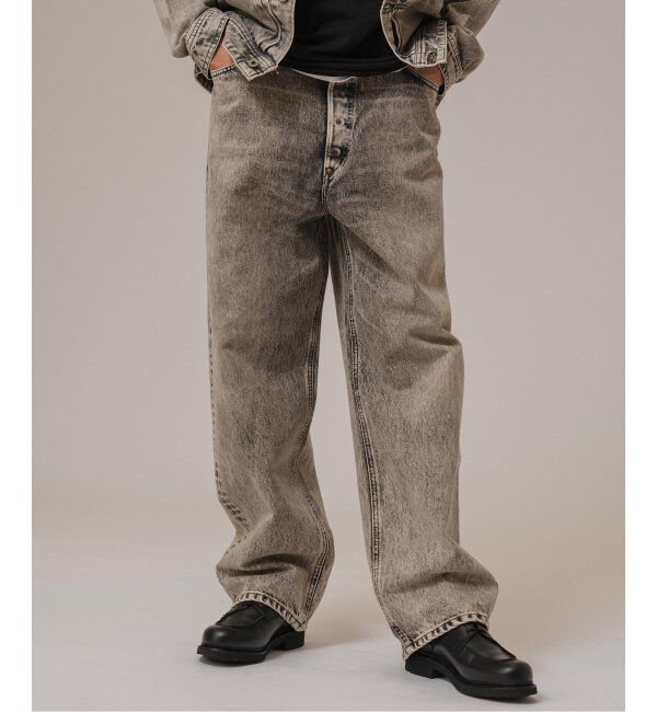 EDIFICE「Lee for BOUCLE 別注 カウボーイバギーパンツ フェード」|デニム|