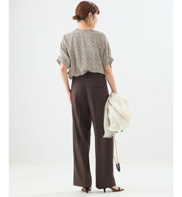 journal standard L'essage「《予約》【WEB限定カラーあり】DEVEAUX GOLDラメモノトーンシャツ」|シャツ・ブラウス|