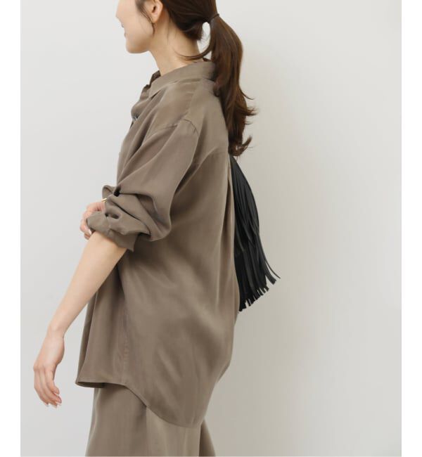 JOURNAL STANDARD relume「《予約》［26SS新作］キュプラオーバーサイズシャツ」|シャツ・ブラウス|