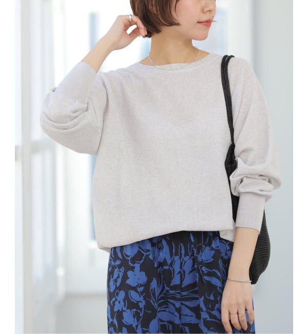 JOURNAL STANDARD relume「《予約》［26SS新作］リネンミックスシアードルマンプルオーバー」|ニット・セーター|グレーB