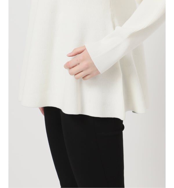 JOURNAL STANDARD「ウォッシャブルペプラムプルオーバー」|ニット・セーター|