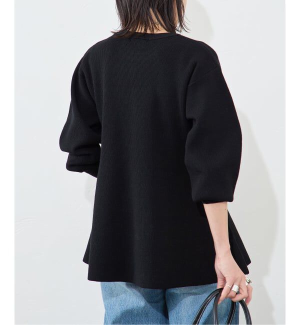 JOURNAL STANDARD「ウォッシャブルペプラムプルオーバー」|ニット・セーター|