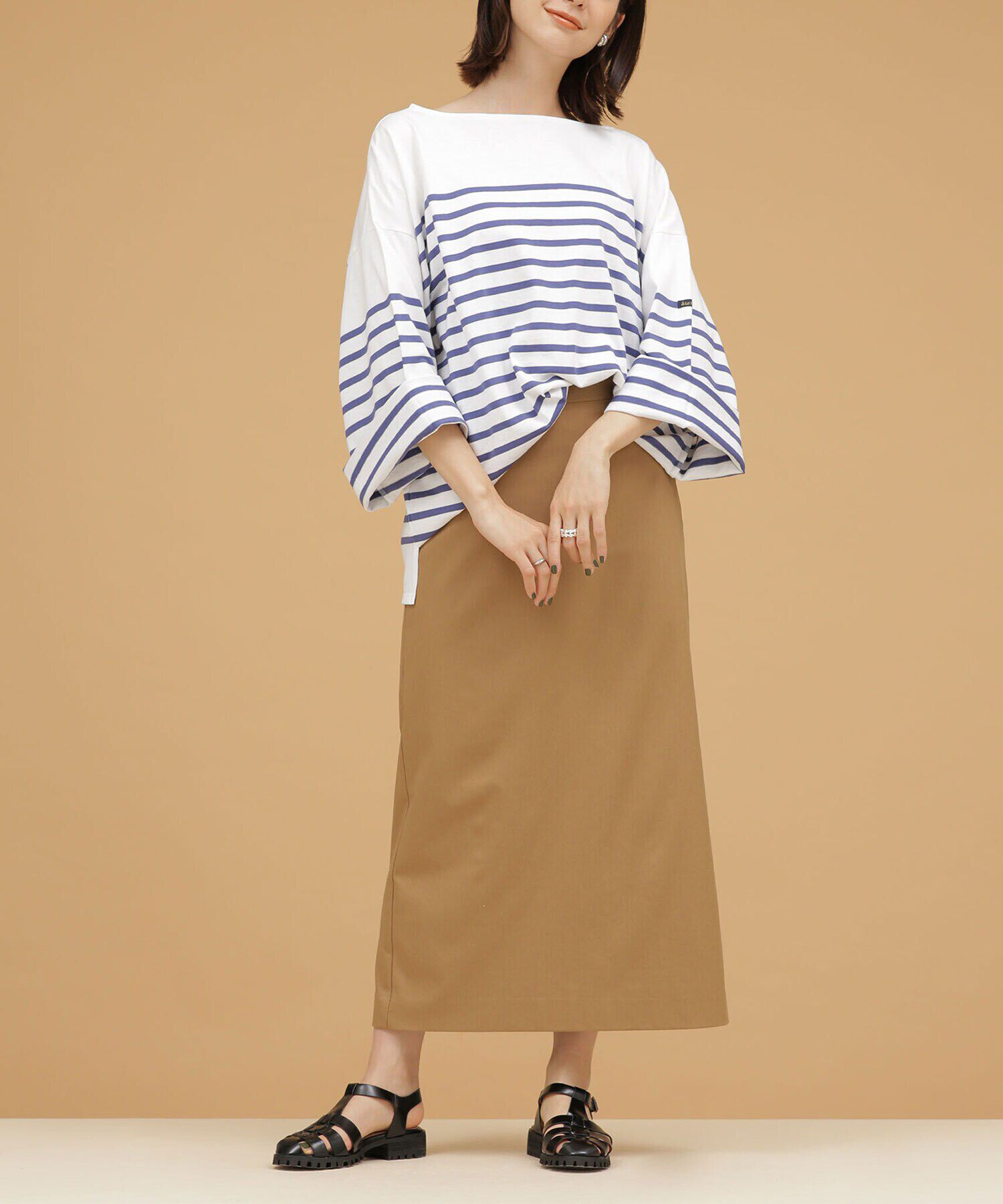 nano･universe「LB.03/ペンシルロングスカート」|スカート|