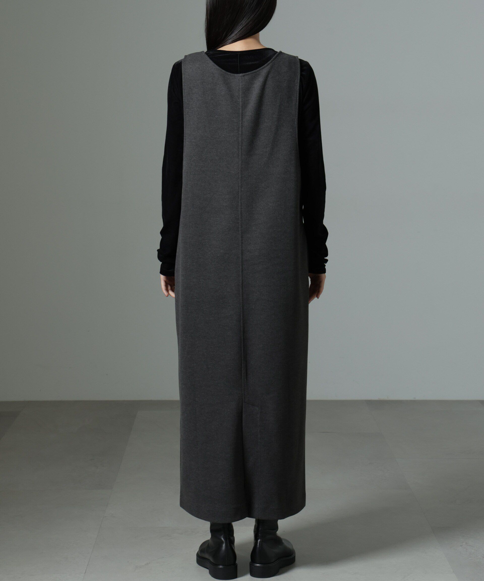 nano･universe「前後2wayクルーネックストレートラインジャンスカ」|ワンピース|