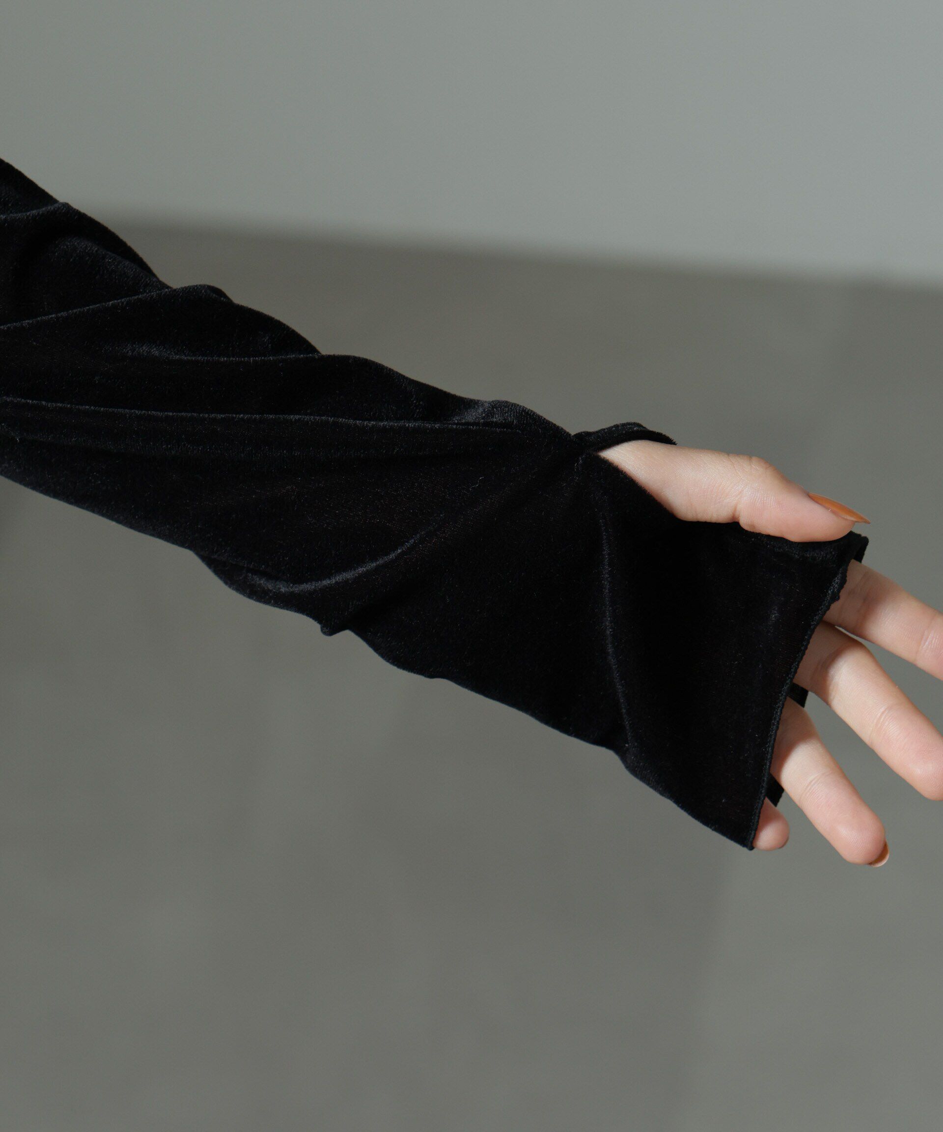 nano･universe「シアーベロアロングTシャツ」|Tシャツ・カットソー|