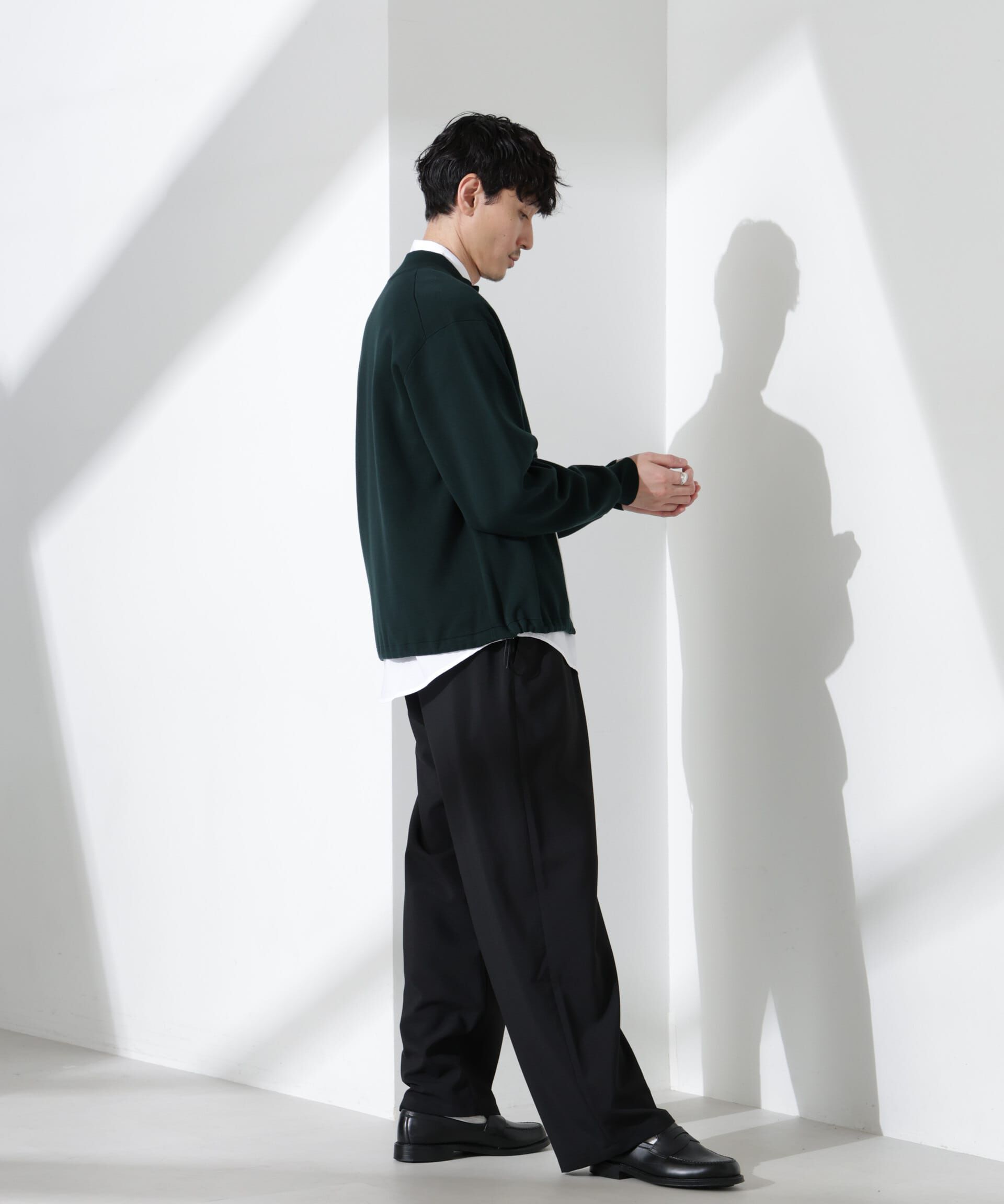 nano･universe「14ゲージミラノリブブルゾン （手洗い可能）」|ニット・セーター|