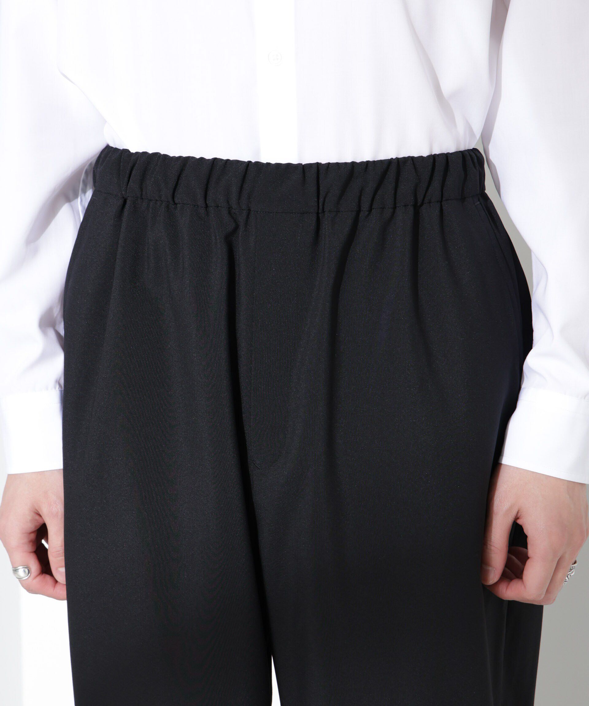 nano･universe「「大人のワイドパンツ」ハイツイストワイドスラックス」|チノ|