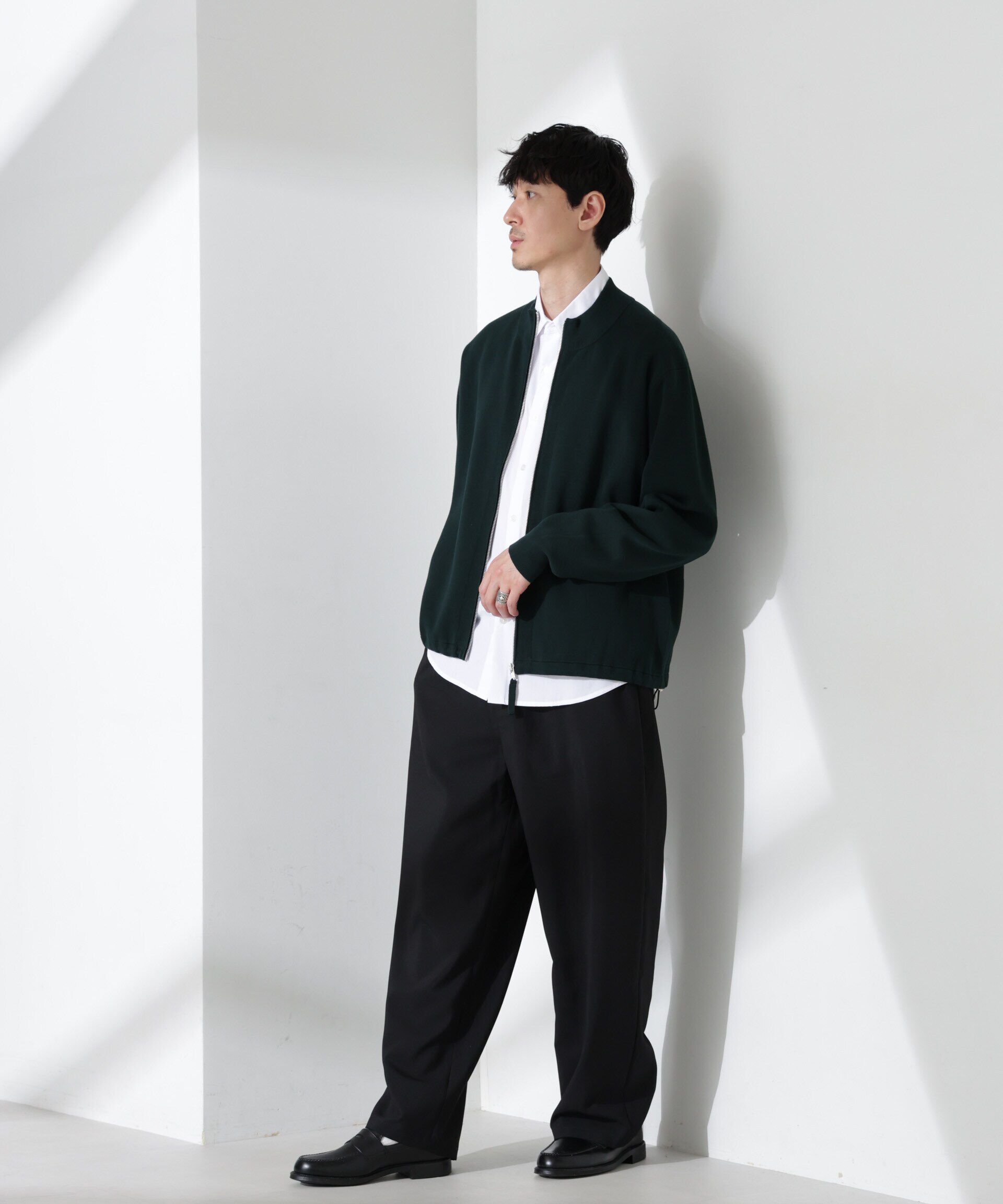 nano･universe「「大人のワイドパンツ」ハイツイストワイドスラックス」|チノ|