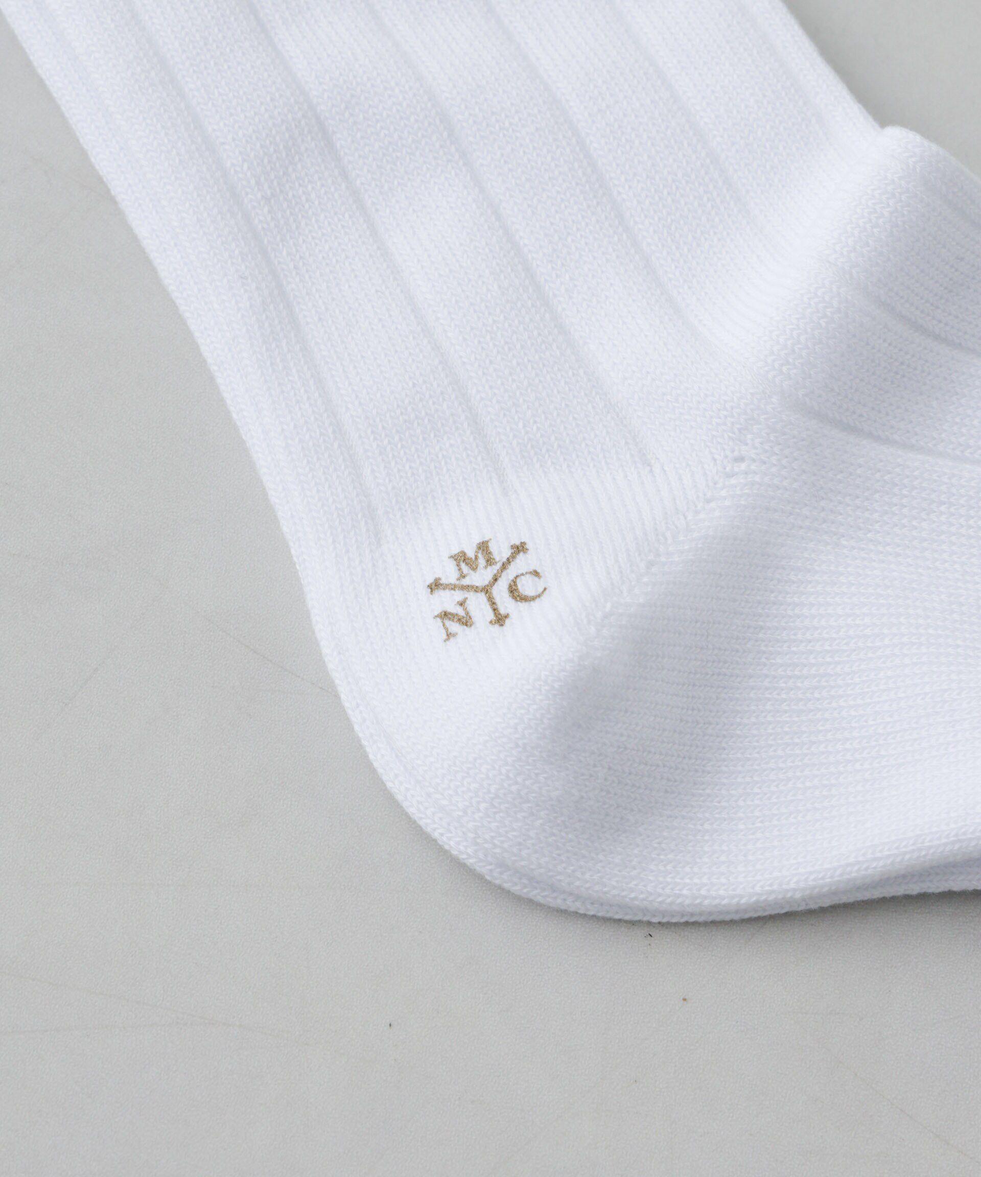 nano･universe「MARCOMONDE/gritter line ribbed socks」|ソックス|