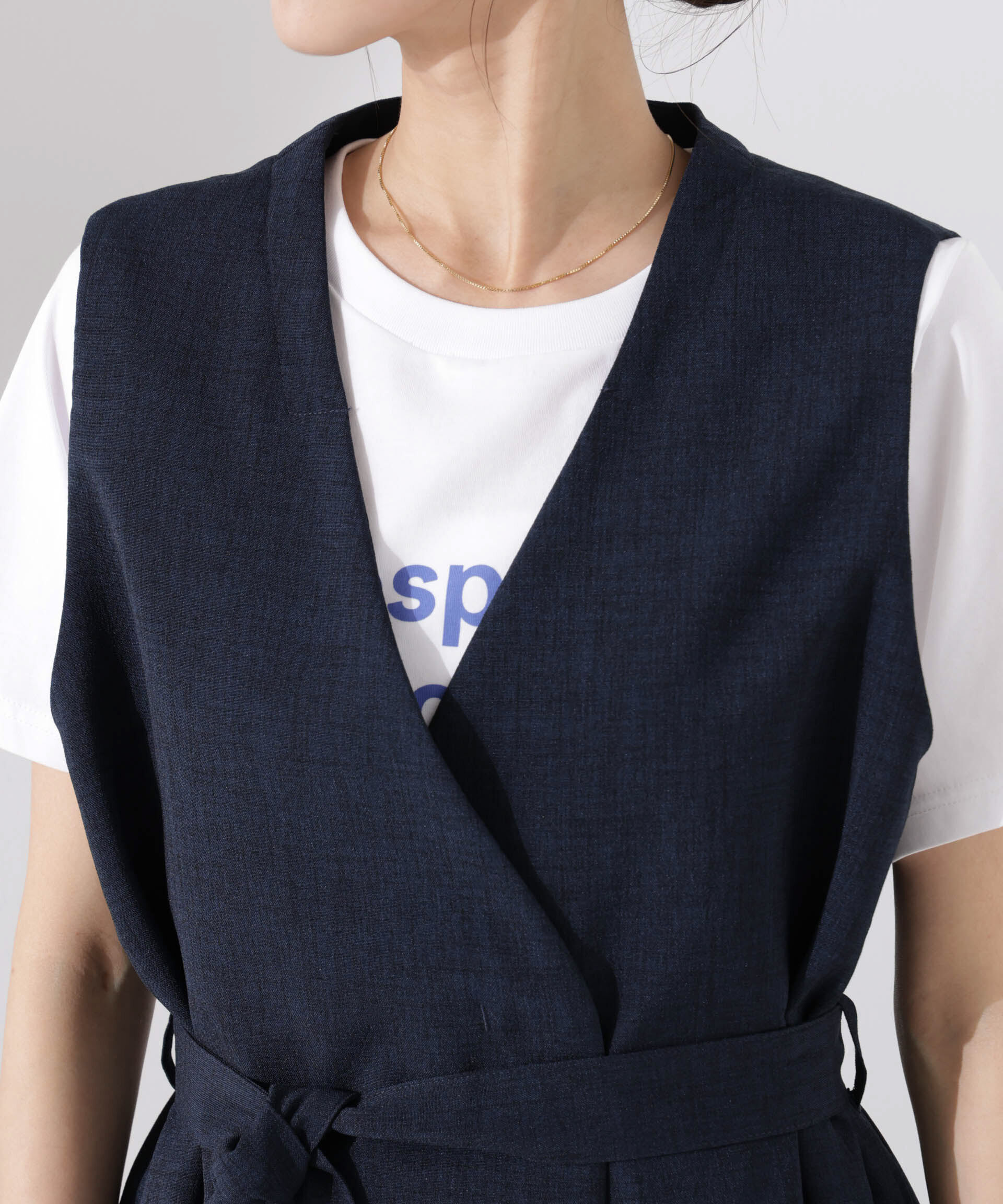 nano･universe「多機能素材ジレ(セットアップ可)」|テーラードジャケット|