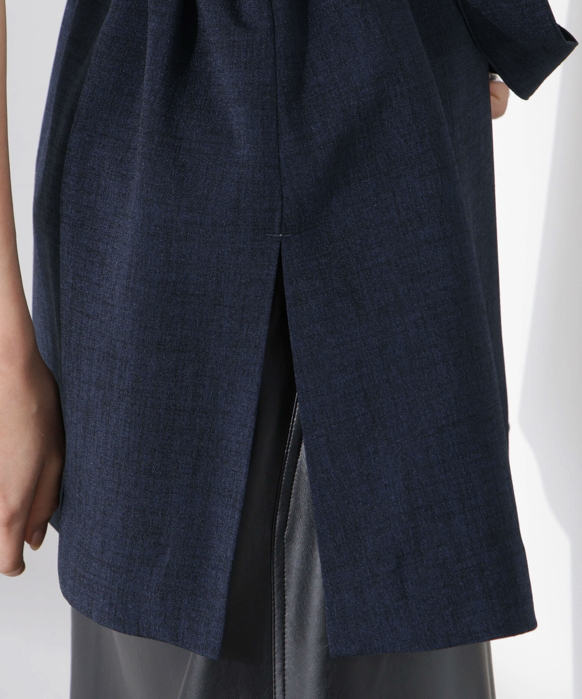 nano･universe「多機能素材ジレ(セットアップ可)」|テーラードジャケット|