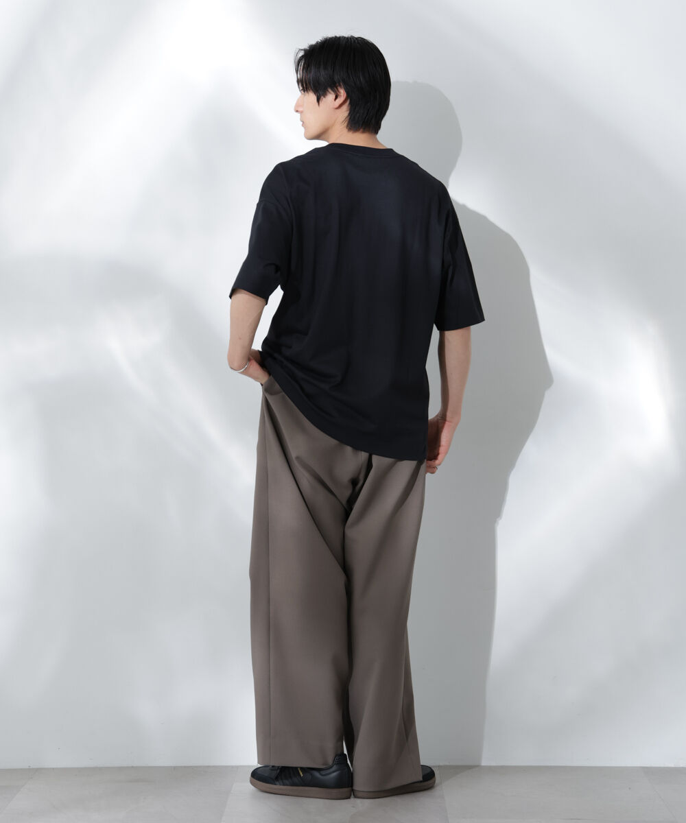 nano･universe「Anti Soaked(R)  汗染み防止 クルーネック ビッグシルエットTシャツ」|Tシャツ・カットソー|