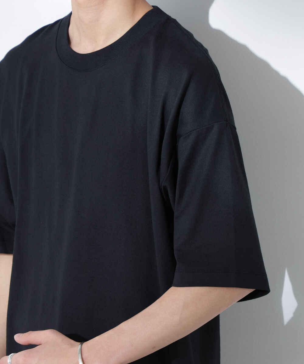 nano･universe「Anti Soaked(R)  汗染み防止 クルーネック ビッグシルエットTシャツ」|Tシャツ・カットソー|