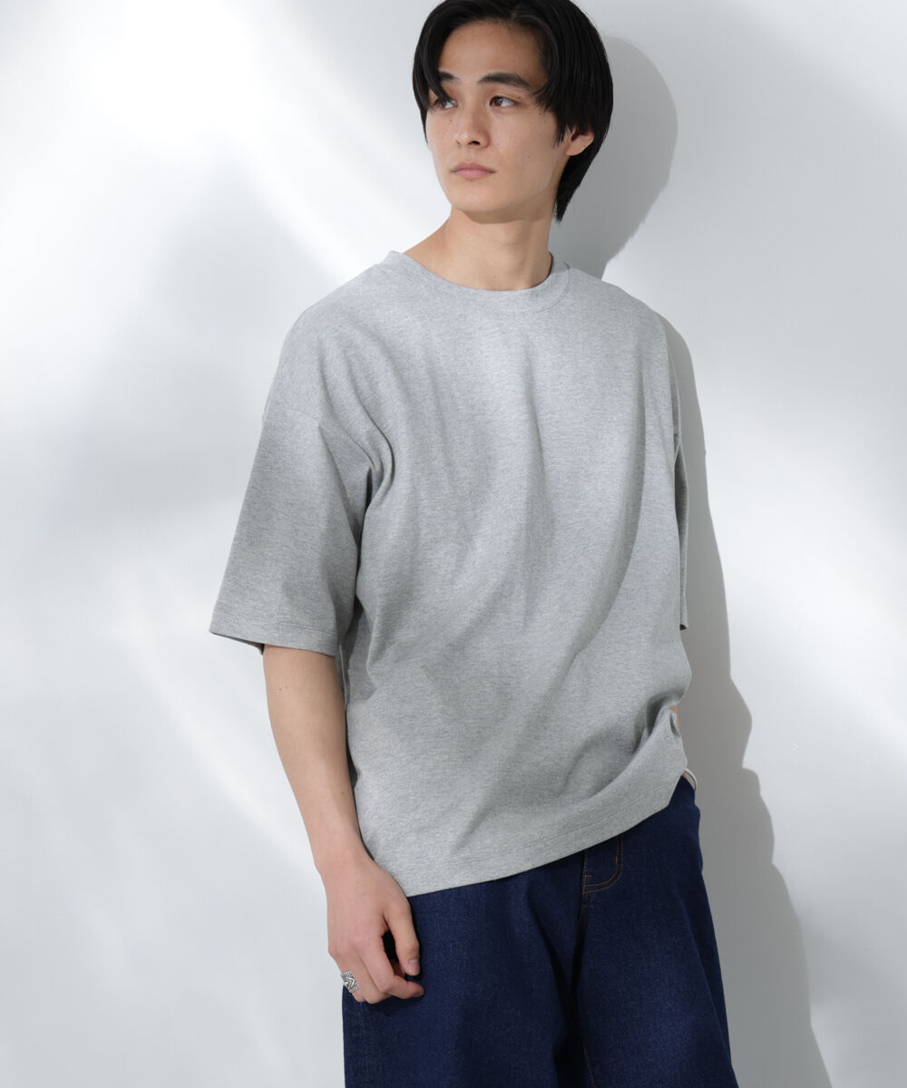 nano･universe「Anti Soaked(R)  汗染み防止 クルーネック ビッグシルエットTシャツ」|Tシャツ・カットソー|