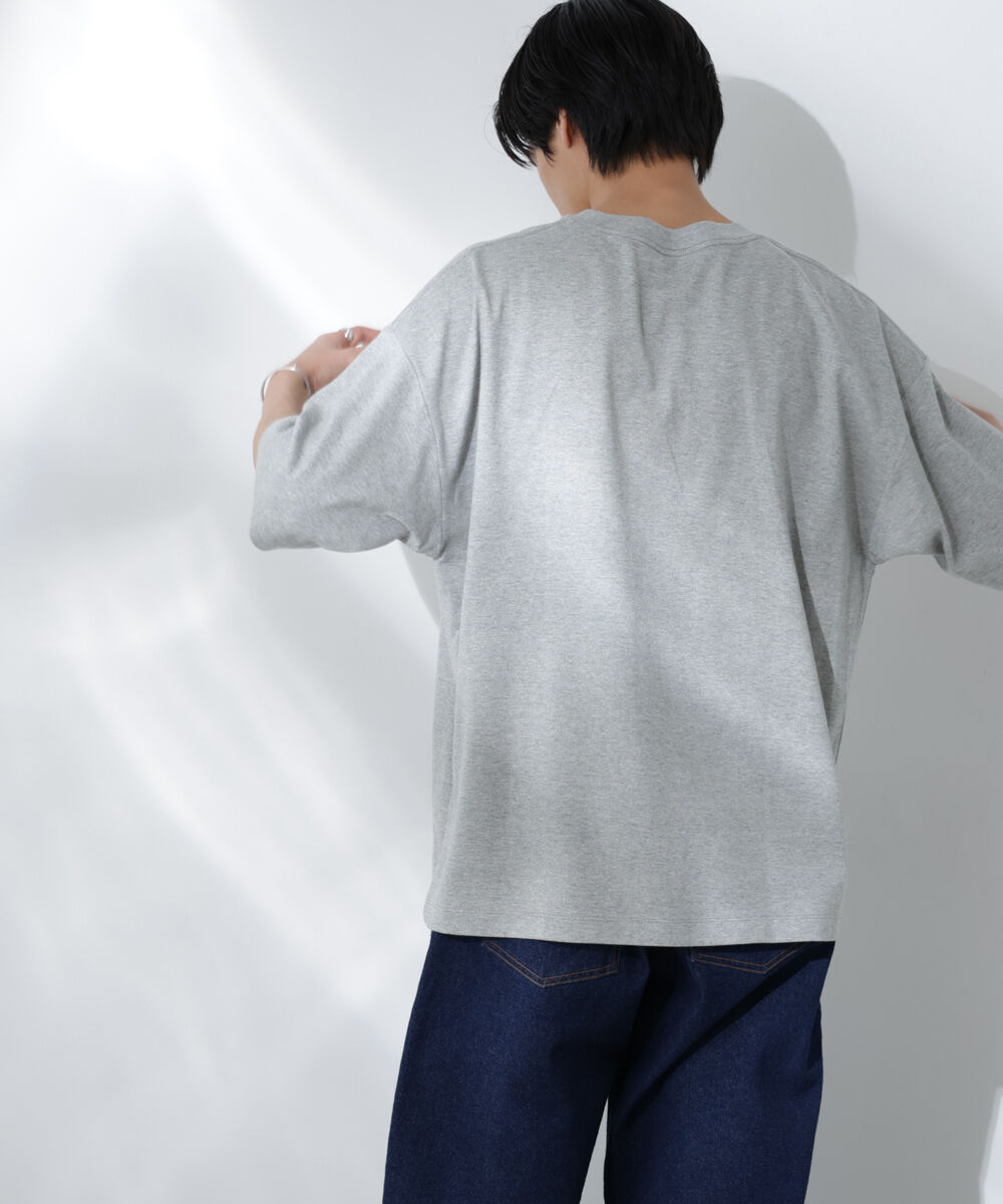 nano･universe「Anti Soaked(R)  汗染み防止 クルーネック ビッグシルエットTシャツ」|Tシャツ・カットソー|