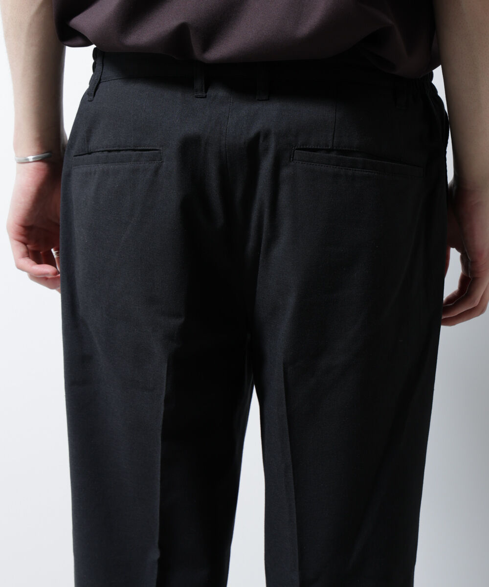 nano･universe「サイドシャーリング リネンパンツ」|チノ|