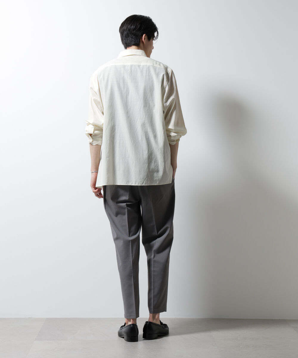 nano･universe「サイドシャーリング リネンパンツ」|チノ|