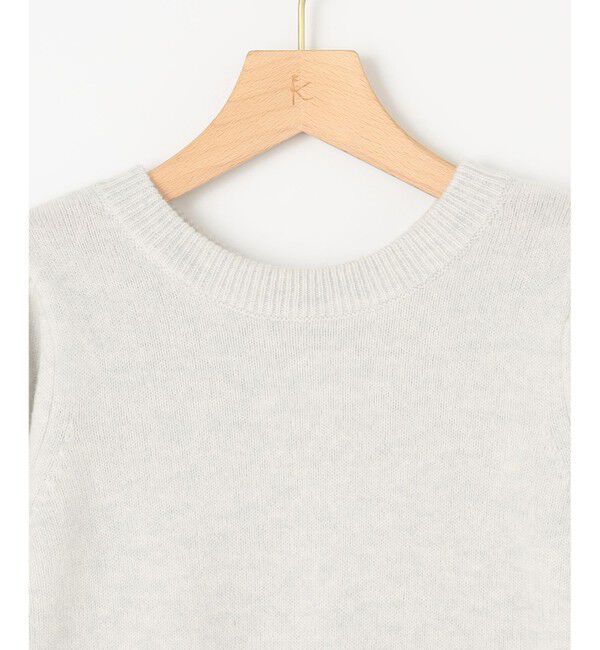 組曲「【8色展開・前後着用可】ウールカシミヤミックス パフスリーブ ニット」|ニット・セーター|