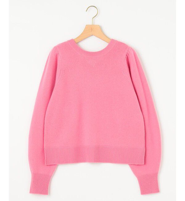 組曲「【8色展開・前後着用可】ウールカシミヤミックス パフスリーブ ニット」|ニット・セーター|