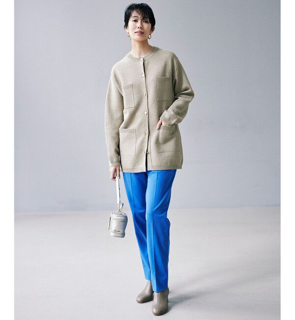 自由区「ライトフィールジャージータックテーパード パンツ」|その他|