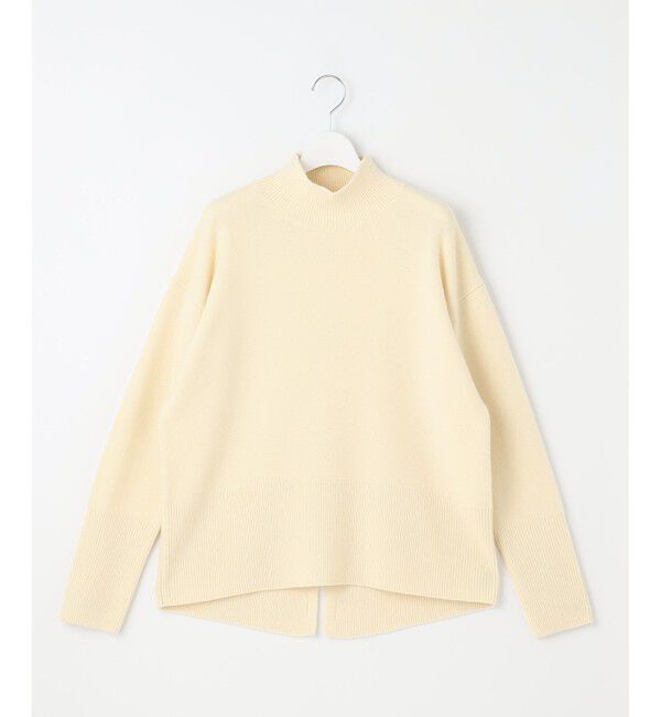 自由区「【WEB限定カラーあり・洗える】ウールカシミヤブレンドハイネック ニット」|ニット・セーター|