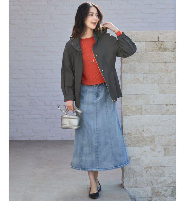 自由区「【カタログ掲載・撥水加工・洗える】コットンナイロンタッサー ブルゾン」|ブルゾン・スタジャン|