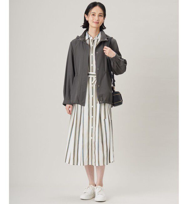 自由区「【カタログ掲載・撥水加工・洗える】コットンナイロンタッサー ブルゾン」|ブルゾン・スタジャン|