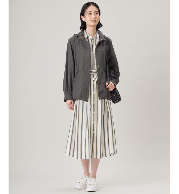 自由区「【カタログ掲載・撥水加工・洗える】コットンナイロンタッサー ブルゾン」|ブルゾン・スタジャン|