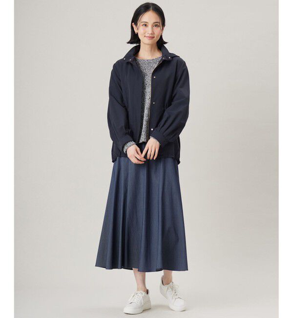 自由区「【カタログ掲載・撥水加工・洗える】コットンナイロンタッサー ブルゾン」|ブルゾン・スタジャン|