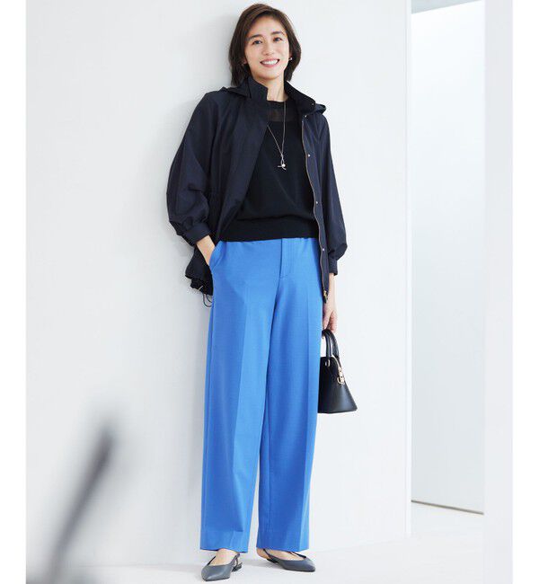 自由区「【カタログ掲載・撥水加工・洗える】コットンナイロンタッサー ブルゾン」|ブルゾン・スタジャン|