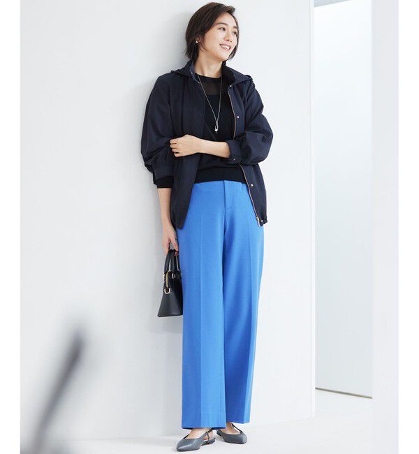 自由区「【カタログ掲載・撥水加工・洗える】コットンナイロンタッサー ブルゾン」|ブルゾン・スタジャン|