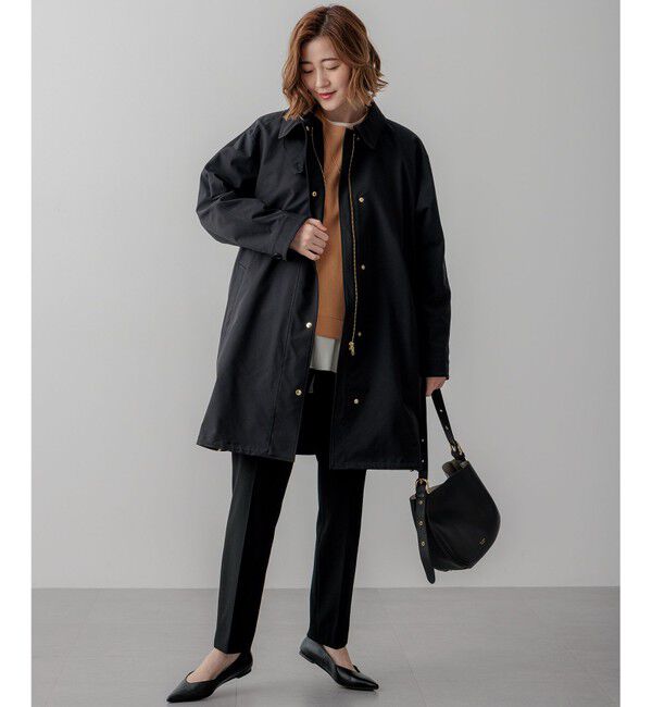 23区「【ご好評につき新色追加】ナチュラルコットンベアコンビ ペプラム カットソー」|Tシャツ・カットソー|